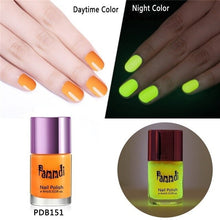 Load image into Gallery viewer, 9ml UV Gel Night Glow in the Dark Fluorescent Nail Polish Soak Off Gel Polish Semi Permanent Luminous Paint Varnish
