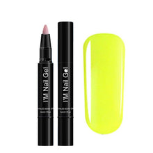 Load image into Gallery viewer, Newest 35Colors Gel Nail Varnish Pen Glitter Nail Gel Polish Hybrid UV Nail Art Gel Lacquer Gel Paint UV LED Gel Nail Polish pen
