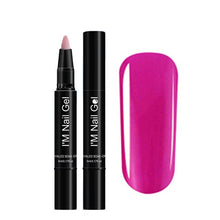 Load image into Gallery viewer, Newest 35Colors Gel Nail Varnish Pen Glitter Nail Gel Polish Hybrid UV Nail Art Gel Lacquer Gel Paint UV LED Gel Nail Polish pen
