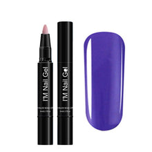 Load image into Gallery viewer, Newest 35Colors Gel Nail Varnish Pen Glitter Nail Gel Polish Hybrid UV Nail Art Gel Lacquer Gel Paint UV LED Gel Nail Polish pen
