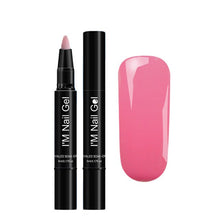 Load image into Gallery viewer, Newest 35Colors Gel Nail Varnish Pen Glitter Nail Gel Polish Hybrid UV Nail Art Gel Lacquer Gel Paint UV LED Gel Nail Polish pen
