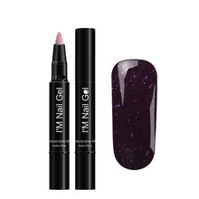 Load image into Gallery viewer, Newest 35Colors Gel Nail Varnish Pen Glitter Nail Gel Polish Hybrid UV Nail Art Gel Lacquer Gel Paint UV LED Gel Nail Polish pen
