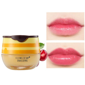 Propolis Moisturizing Lip Mask Dead Skin Removal Nourishing Anti-Wrinkle Lip Mask With Brush Lip Care