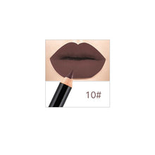 Load image into Gallery viewer, 12 color lip liner waterproof matte pigment lasting easy to color not blooming lip liner lipstick
