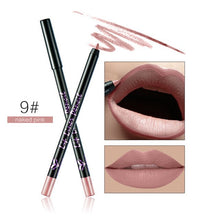 Load image into Gallery viewer, Matte Lip Liner Pencil Functional Eyebrow Eye Lip Makeup Waterproof Colorful Cosmetic Lipliner Pen Easy to Wear
