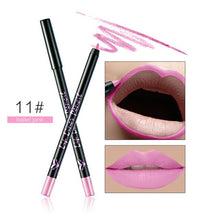 Load image into Gallery viewer, Matte Lip Liner Pencil Functional Eyebrow Eye Lip Makeup Waterproof Colorful Cosmetic Lipliner Pen Easy to Wear
