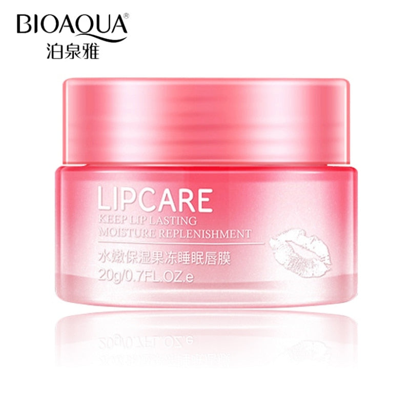 Strawberry Vitamin Sleeping Mask Lip Cream Lips Balm Moisturizer Lip Plumper Enhancer Skin Care Night Cream