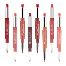 Load image into Gallery viewer, Matte Lipstick Lip Pencils Waterproof Matte Lipstick Lip Liner Pen Pigments Moisturizer Matte Lipliner Pencil Beauty Tools
