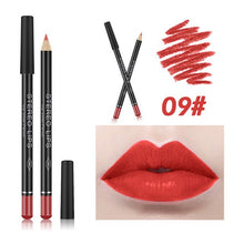 Load image into Gallery viewer, Matte Lipstick Lip Pencils Waterproof Matte Lipstick Lip Liner Pen Pigments Moisturizer Matte Lipliner Pencil Beauty Tools
