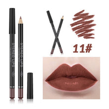 Load image into Gallery viewer, Matte Lipstick Lip Pencils Waterproof Matte Lipstick Lip Liner Pen Pigments Moisturizer Matte Lipliner Pencil Beauty Tools
