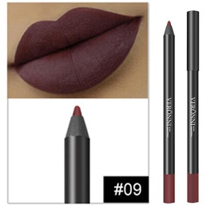 Matte Lipstick Lip Pencils Waterproof Matte Lipstick Lip Liner Pen Pigments Moisturizer Matte Lipliner Pencil Beauty Tools