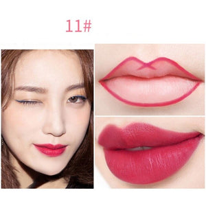 Makeup Matte Lip Liner Velvet Matte Lipstick Pen Lip Liner Long-lasting Waterproof Non-stick Cup Easy To Wear: