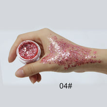 Load image into Gallery viewer, Professional Shimmer Body Glitter Eyeshadow Glitter Gel Art Flash Loose Sequins Cream Eyes Pigment Lips Makeup Comestic TSLM1
