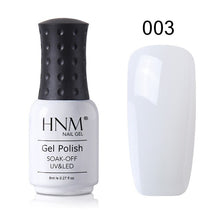 Load image into Gallery viewer, HNM 8ml New Green Yellow Color UV Gel Nail Polish Varnish Soak Off LED Lamp Hybird GelLak For Manicure Nail Art Stamping Lacquer
