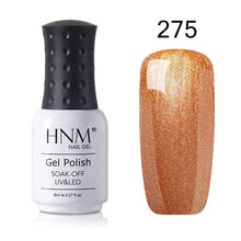 Load image into Gallery viewer, HNM 8ml New Green Yellow Color UV Gel Nail Polish Varnish Soak Off LED Lamp Hybird GelLak For Manicure Nail Art Stamping Lacquer
