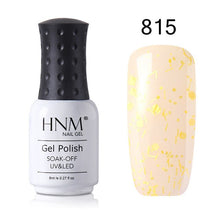 Load image into Gallery viewer, HNM 8ml New Green Yellow Color UV Gel Nail Polish Varnish Soak Off LED Lamp Hybird GelLak For Manicure Nail Art Stamping Lacquer
