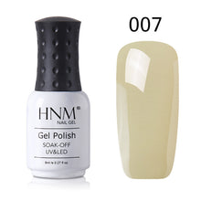 Load image into Gallery viewer, HNM 8ml New Green Yellow Color UV Gel Nail Polish Varnish Soak Off LED Lamp Hybird GelLak For Manicure Nail Art Stamping Lacquer
