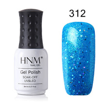 Load image into Gallery viewer, HNM 8ml New Green Yellow Color UV Gel Nail Polish Varnish Soak Off LED Lamp Hybird GelLak For Manicure Nail Art Stamping Lacquer
