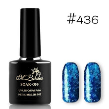 Load image into Gallery viewer, Sequins Nail Polish Gel Nail Polish Shiny Gloss Base Gel Paint Glitter UV Gel Lacquer Diamond Solid Color Primer Manicure
