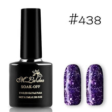 Load image into Gallery viewer, Sequins Nail Polish Gel Nail Polish Shiny Gloss Base Gel Paint Glitter UV Gel Lacquer Diamond Solid Color Primer Manicure
