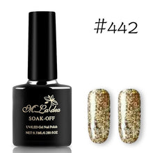 Load image into Gallery viewer, Sequins Nail Polish Gel Nail Polish Shiny Gloss Base Gel Paint Glitter UV Gel Lacquer Diamond Solid Color Primer Manicure
