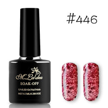 Load image into Gallery viewer, Sequins Nail Polish Gel Nail Polish Shiny Gloss Base Gel Paint Glitter UV Gel Lacquer Diamond Solid Color Primer Manicure
