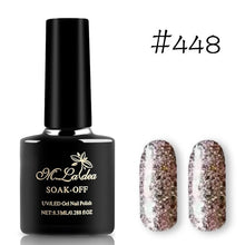 Load image into Gallery viewer, Sequins Nail Polish Gel Nail Polish Shiny Gloss Base Gel Paint Glitter UV Gel Lacquer Diamond Solid Color Primer Manicure
