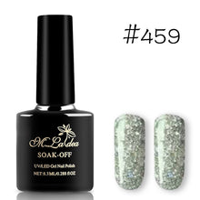 Load image into Gallery viewer, Sequins Nail Polish Gel Nail Polish Shiny Gloss Base Gel Paint Glitter UV Gel Lacquer Diamond Solid Color Primer Manicure

