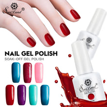 Load image into Gallery viewer, Saviland 15ml Nail Gel Polish 58 Colors Varnish UV LED Lasting Manicure Top Base Nail Gel Lak Hybrid Paint Gel Lacquer
