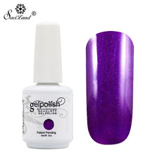 Load image into Gallery viewer, Saviland 15ml Nail Gel Polish 58 Colors Varnish UV LED Lasting Manicure Top Base Nail Gel Lak Hybrid Paint Gel Lacquer
