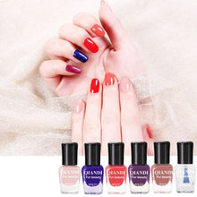 Load image into Gallery viewer, 6PCS/Set Nail Gel Polish Semi Permanent Hybrid Nail Polish Colors Gel Nail Lacquer Varnishes Soak Off UV Nail Paint Gel
