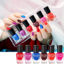 Load image into Gallery viewer, 6PCS/Set Nail Gel Polish Semi Permanent Hybrid Nail Polish Colors Gel Nail Lacquer Varnishes Soak Off UV Nail Paint Gel
