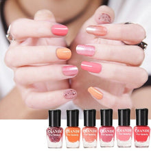 Load image into Gallery viewer, 6PCS/Set Nail Gel Polish Semi Permanent Hybrid Nail Polish Colors Gel Nail Lacquer Varnishes Soak Off UV Nail Paint Gel
