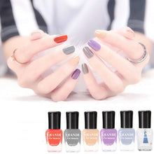 Load image into Gallery viewer, Nail Polish Semi Permanent Hybrid Nail Polish Colors Gel Nail Lacquer Varnishes Soak Off UV Nail Paint Gel
