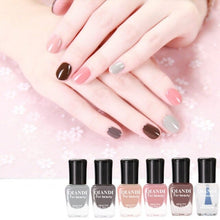 Load image into Gallery viewer, Nail Polish Semi Permanent Hybrid Nail Polish Colors Gel Nail Lacquer Varnishes Soak Off UV Nail Paint Gel
