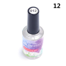 Load image into Gallery viewer, 12 colors Gradient manicure paints Phototherapy Nail Polish Polish Marble Paint Pattern Spot Stain Suitable For Daily Use
