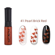 Load image into Gallery viewer, KADS Red Series Nail Art Stamping Print 1 Bottle Stamping Nail Lacquer of Acrylic Paint Tool for All Season Using Nail Polish
