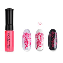 Load image into Gallery viewer, KADS Red Series Nail Art Stamping Print 1 Bottle Stamping Nail Lacquer of Acrylic Paint Tool for All Season Using Nail Polish
