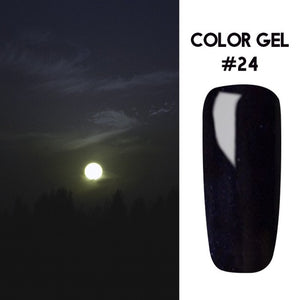 Bukio  Nail Polish Pure Color Semi Permanent Base top Need UV LED lamp For Manicure Varnish Paint Hybrid ROSALIND nail gel