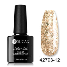 Load image into Gallery viewer, UR SUGAR Matte Top Coat Color UV Gel Nail Polish Red Pink Series Semi Permanent Soak Off UV Gel Varnish DIY Nail Art Gel Paint

