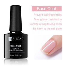 Load image into Gallery viewer, UR SUGAR Matte Top Coat Color UV Gel Nail Polish Red Pink Series Semi Permanent Soak Off UV Gel Varnish DIY Nail Art Gel Paint
