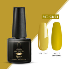 Load image into Gallery viewer, Mtssii Gel Nail Polish Pure Color Semi Permanent Base top Need UV LED lamp For Manicure Varnish Paint Hybrid Spring Nail gel
