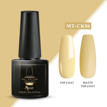 Load image into Gallery viewer, Mtssii Gel Nail Polish Pure Color Semi Permanent Base top Need UV LED lamp For Manicure Varnish Paint Hybrid Spring Nail gel
