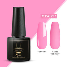 Load image into Gallery viewer, Mtssii Gel Nail Polish Pure Color Semi Permanent Base top Need UV LED lamp For Manicure Varnish Paint Hybrid Spring Nail gel
