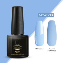 Load image into Gallery viewer, Mtssii Gel Nail Polish Pure Color Semi Permanent Base top Need UV LED lamp For Manicure Varnish Paint Hybrid Spring Nail gel

