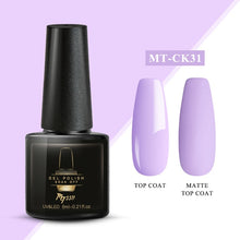 Load image into Gallery viewer, Mtssii Gel Nail Polish Pure Color Semi Permanent Base top Need UV LED lamp For Manicure Varnish Paint Hybrid Spring Nail gel
