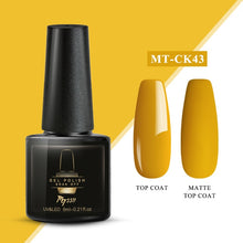 Load image into Gallery viewer, Mtssii Gel Nail Polish Pure Color Semi Permanent Base top Need UV LED lamp For Manicure Varnish Paint Hybrid Spring Nail gel
