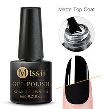 Load image into Gallery viewer, Mtssii Gel Nail Polish Pure Color Semi Permanent Base top Need UV LED lamp For Manicure Varnish Paint Hybrid Spring Nail gel
