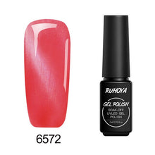 Load image into Gallery viewer, Ruhoya Uv Gel Nails Lacquer Varnish Glue Soak-off Long Lasting Stamping Cat Eyes Soak Off UV LED Glitter Nail Art Lacquer Paint
