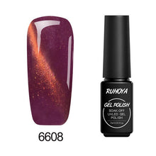 Load image into Gallery viewer, Ruhoya Uv Gel Nails Lacquer Varnish Glue Soak-off Long Lasting Stamping Cat Eyes Soak Off UV LED Glitter Nail Art Lacquer Paint
